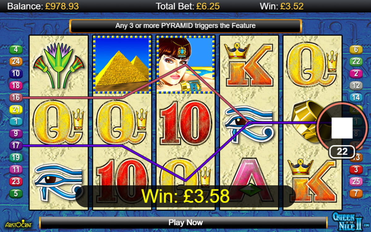 Free queen of the nile slots online